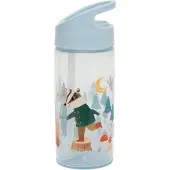 Petit Monkey BEAU by Bo Back to School set - Bentobox + Drinkfles Bonfire Animals - Blauw