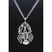 MOOYE ® - Collectie Zilveren Kreeft ketting hanger