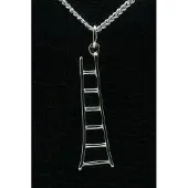 MOOYE ® - Collectie Zilveren Ladder ketting hanger