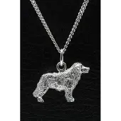 MOOYE ® - Collectie Zilveren Kuvasz ketting hanger - groot