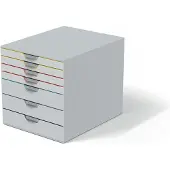 Durable VARICOLOR MIX 7 - 7627 762727 Ladebox Grijs DIN A4, DIN C4 Aantal lades: 7