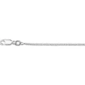 The Jewelry Collection Zilver Gerhodineerde Collier gourmet 1 1329685