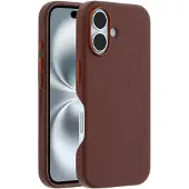 Otterbox Symmetry Apple iPhone 16 Back Cover met MagSafe Magneet Leer Bruin