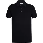 Profuomo Regular Fit Polo shirt Korte mouw donkerblauw