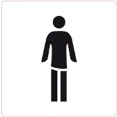 Ivana Pictogram Toilet Man