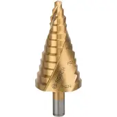 Bosch 2608587435 2608587435 HSS Getrapte boor Gezamenlijke lengte 93 mm TiN 3 vlakken schacht 1 stuk(s)