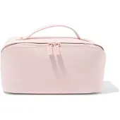 HEMA Toilettas met diagonale rits 24x12x12cm roze