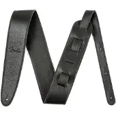 Fender Artisan Crafted Leather Guitar Strap 2.5" Black