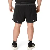 Asics Sportbroek 'Road' grijs / zwart