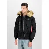 Alpha industries Tussenjas '45P' zwart / wit