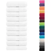 vidaXL Gastendoekjes SOLUND 50 st 600 g/m² 30x50 cm wit