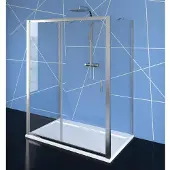 Polysan Easy Douchecabine aan drie zijden 160x80cm, links/rechts-uitvoering, helder glas