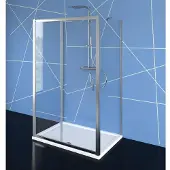 Polysan Easy Douchecabine aan drie zijden 120x70cm, links/rechts-uitvoering, helder glas