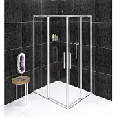 Polysan Altis douchecabine 100x80cm chroom