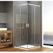 Bruckner Borg Vierkante douchecabine 90x90x195cm