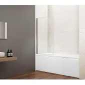 Hak Loro Badwand 75cm, helder glas