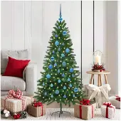 vidaXL Kerstboom met 150 LED met standaard Groen 150 cm PE