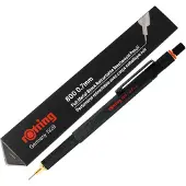 Rotring 800-vulpotlood | HB 0,7 mm | Zwart metalen behuizing