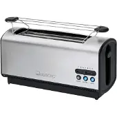 Clatronic TA 3687 - Broodrooster - dubbele lange sleuf - 4 boterhammen -RVS