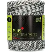 ZoneGuard 3 mm Plus afrasteringsdraad wit en groen 400 m