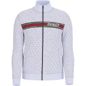 GUESS Sportsweatvest rood / zwart / wit