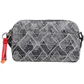 Desigual schoudertas Radio Julia Crossbody Bag Denim Raw grijs