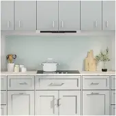 vidaXL Keukenachterwand 2 st Wit 90 x 60 cm gehard glas