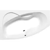 Sonstiges Mamba L asymmetrisch bad 170x100x44cm, wit