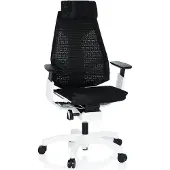 Hjh OFFICE GENIDIA PRO WHITE - High end bureaustoel Zwart