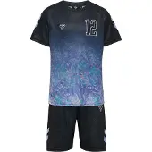Hummel Trainingspak 'SHIMMER' turquoise / lila / zwart / wit