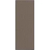 vidaXL Deurmat 115x300 cm bruin