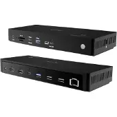 ITEC Thunderbolt4 Triple Display Docking Station + Power Delivery 96W USB-C dockingstation USB-C Power Delivery, Geïntegreerde kaartlezer