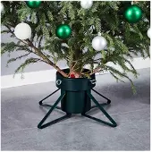 vidaXL Kerstboomstandaard 46x46x19 cm zwart