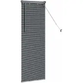 vidaXL Veneziaanse jaloezieën, donkergrijs, 130 x 45 cm, aluminium