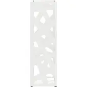 vidaXL Regen Paraplu Stand met opslag Wit 15,5 x 15,5 x 49 cm Staal