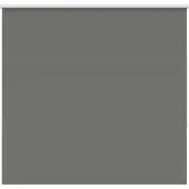 vidaXL Rolgordijn verduisterend 145x150 cm stofbreedte 141,6 cm grijs