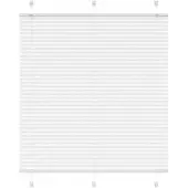 vidaXL Plissé rolgordijn 120x150 cm stofbreedte 119,4cm polyester wit