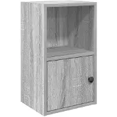vidaXL Boekenkast 31x24x52 cm bewerkt hout grijs sonoma eikenkleurig