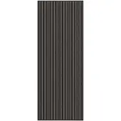 vidaXL Deurmat 115x300 cm gestreept zwart en grijs