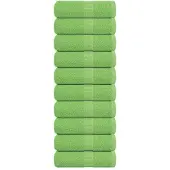 vidaXL Washandjes FROGN 10 st 30x30 cm 360 g/m² appelgroen