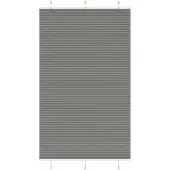 vidaXL Plissé rolgordijn 115x200 cm stofbreedte 114,4 cm antraciet