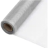 vidaXL Gaas 80x500 cm aluminium zilverkleurig