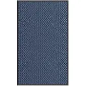 vidaXL Deurmat 90x150 cm blauw