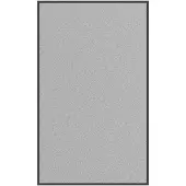 vidaXL Deurmat 90x150 cm grijs