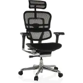 Hjh OFFICE Bureaustoel / directiestoel ERGOHUMAN GEN2 Zitting stof / rugleuning mesh zwart