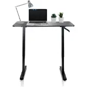 Hjh OFFICE STAND CR | Zit-statafel - Bureau Zwart