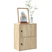 vidaXL Boekenkast 40x24x52 cm bewerkt hout sonoma eikenkleurig