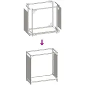 vidaXL Brandhoutrek 60x28x65 cm koudgewalst staal wit