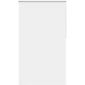 vidaXL Rolgordijn verduisterend 120x210 cm stofbreedte 116,6 cm wit