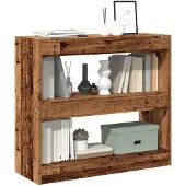 vidaXL Boekenkast/kamerscherm 80x30x72 cm oud houtkleurig